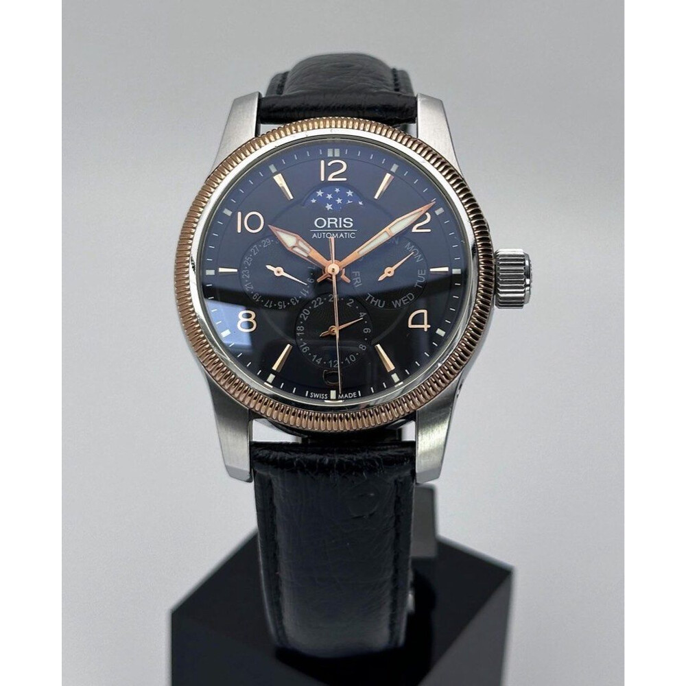 SOLD 40mm Oris Big Crown Complication ref.7627 43 Cal.581 Moonphase E S Watches